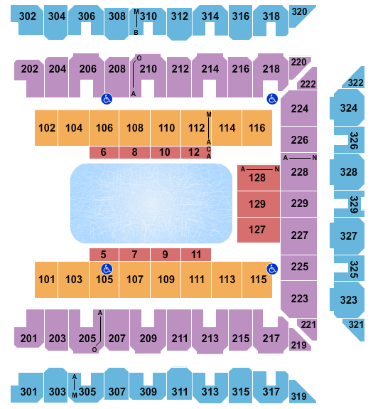 Disney On Ice Tulsa Seating Chart