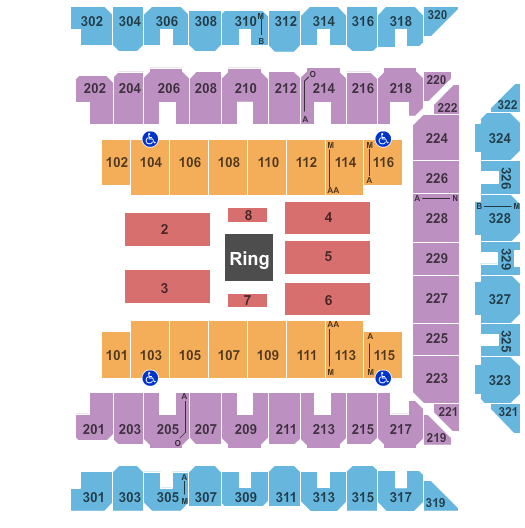 Royal Farms Arena Concert Seating Chart
