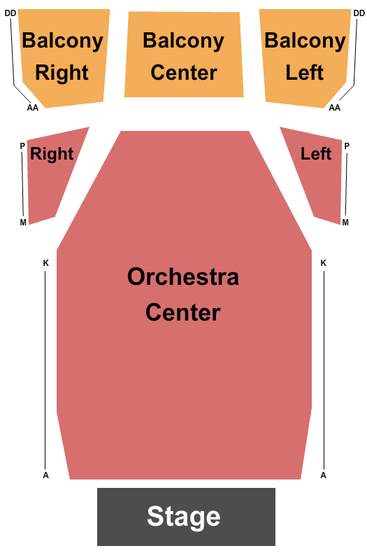 Royal George Theatre - Ontario Seating Chart: End Stage