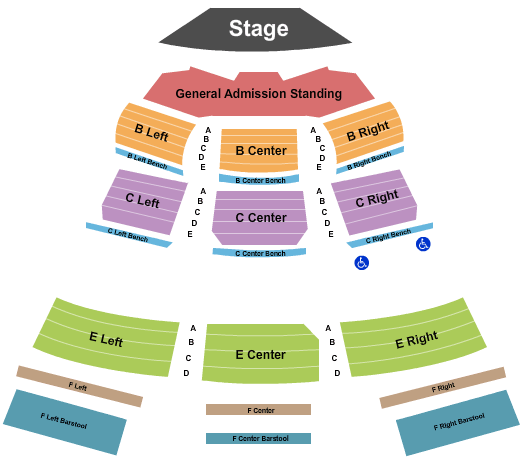 Royal Oak Music Theatre Map