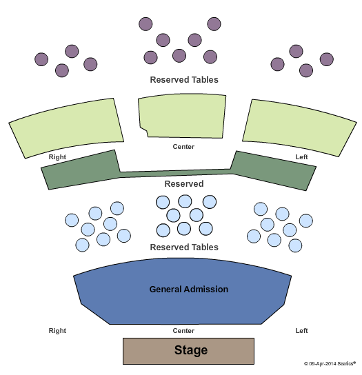 Seating Chart Royal Oak Music Theater Seating