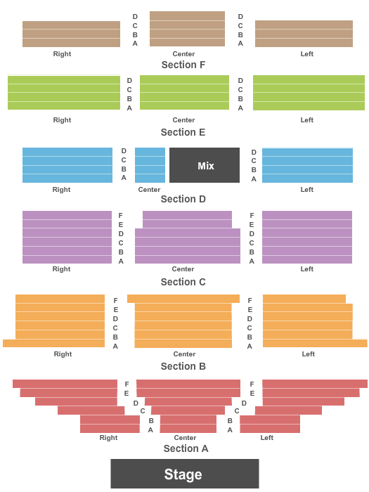 Agora Theater Seating Chart