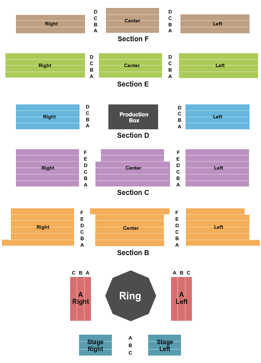 Royal Oak Music Theatre Seating Plan 