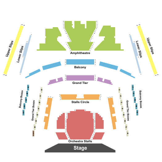 Royal Opera House Seating Chart: End Stage