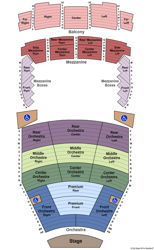 Rudder Auditorium Seating Chart