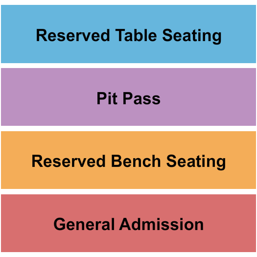 Running Aces Seating Chart: GA/Reserved/Pit