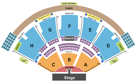 Ruoff Music Center Seating Chart: Kenny Chesney 2024