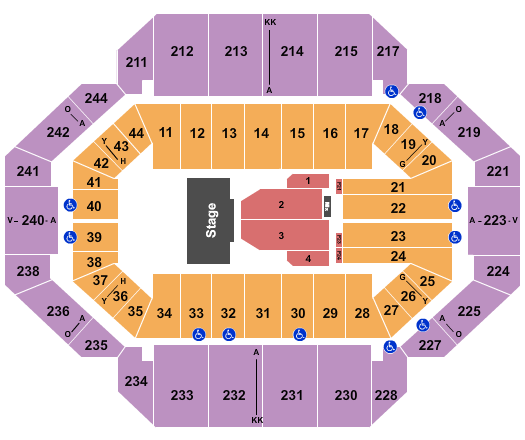 Rupp Arena At Central Bank Center Seating Chart: Cirque 2