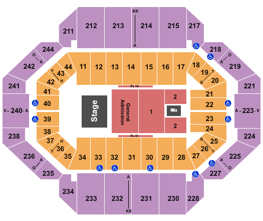 Rupp Arena At Central Bank Center Seating Chart: Coheed and Cambria