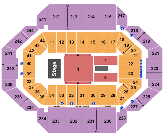 Rupp Arena At Central Bank Center Seating Chart: Endstage 6