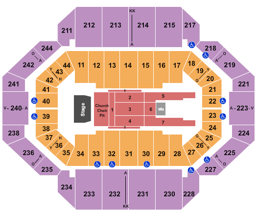 Rupp Arena At Central Bank Center Seating Chart: Eric Church