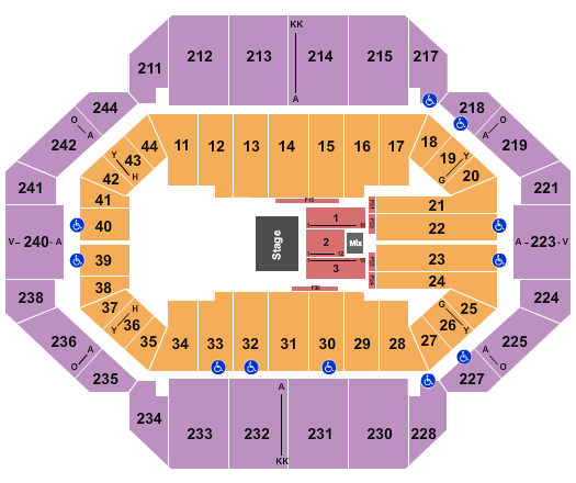 Rupp Arena At Central Bank Center Seating Chart: Half House 2025