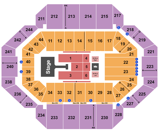 Rupp Arena At Central Bank Center Seating Chart: Jonas Brothers 1