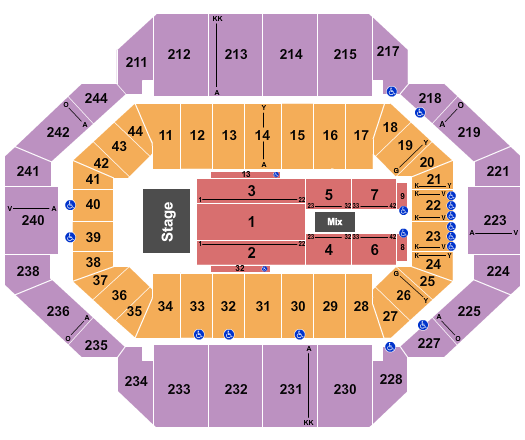 Rupp Arena At Central Bank Center Seating Chart: MercyMe