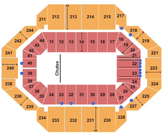 Rupp Arena At Central Bank Center Seating Chart: PBR 2023