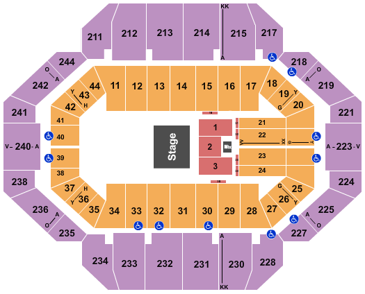 Rupp Arena At Central Bank Center Seating Chart: Sesame Street 2