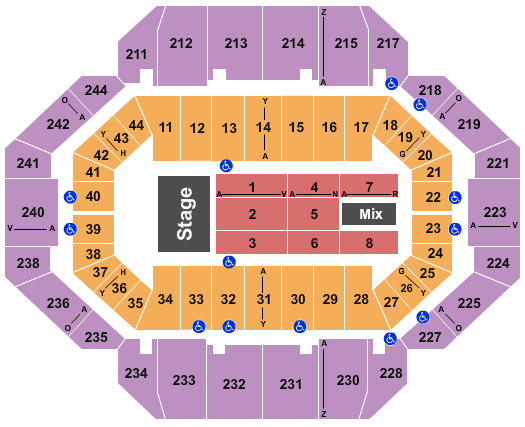 The Corbin Arena Seating Chart