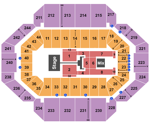 Rupp Arena At Central Bank Center Seating Chart: TobyMac