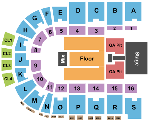 Ice Arena at The Monument Seating Chart