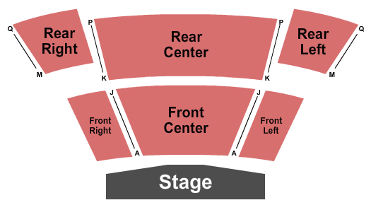 Russel E. and Fern M. Hettenhausen Center for the Arts Seating Chart: Endstage
