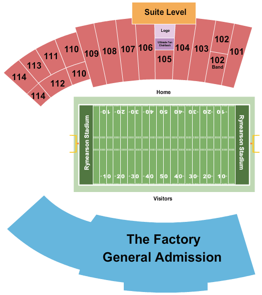 Rynearson Stadium Seating Chart