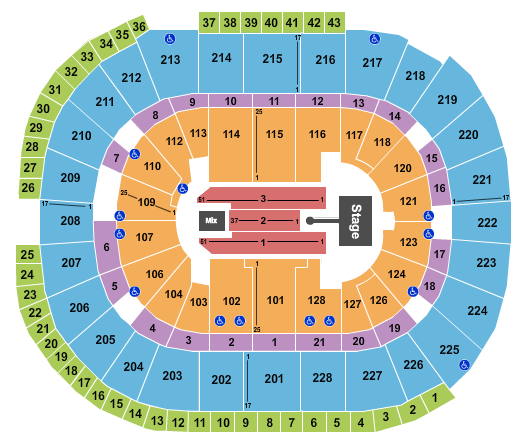 SAP Center Seating Chart: Kali Uchis