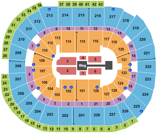 Sap Arena Seating Chart
