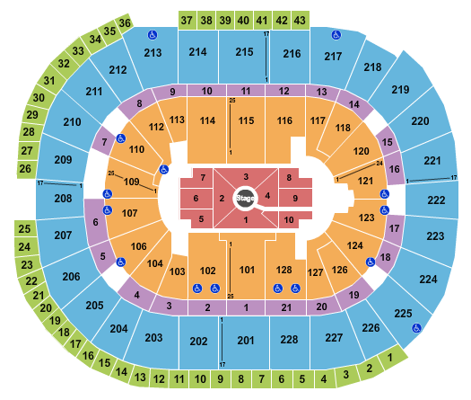 SAP Center Seating Chart: Nate Bargatze