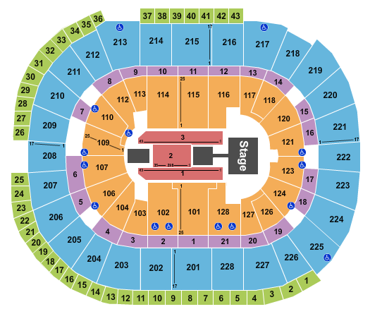 SAP Center Seating Chart: Peso Pluma