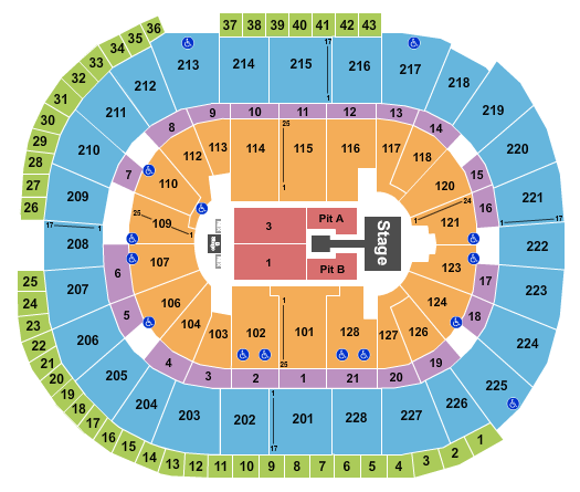 SAP Center Seating Chart: sombr