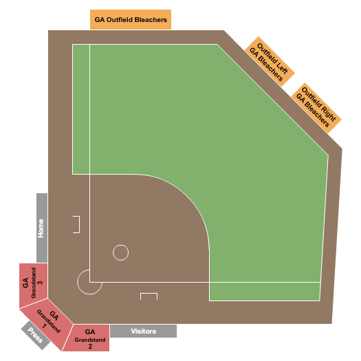 SDSU Softball Stadium Seating Chart: Softball 2