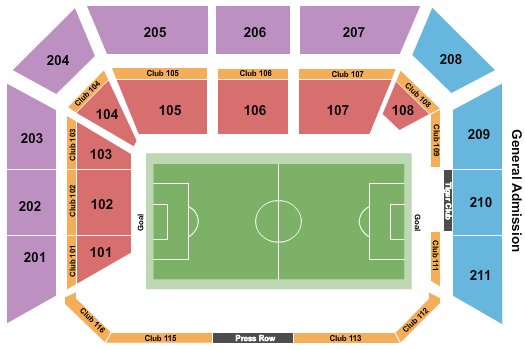 Wakemed Stadium Seating Chart