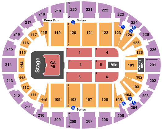 Snhu Arena 3d Seating Chart