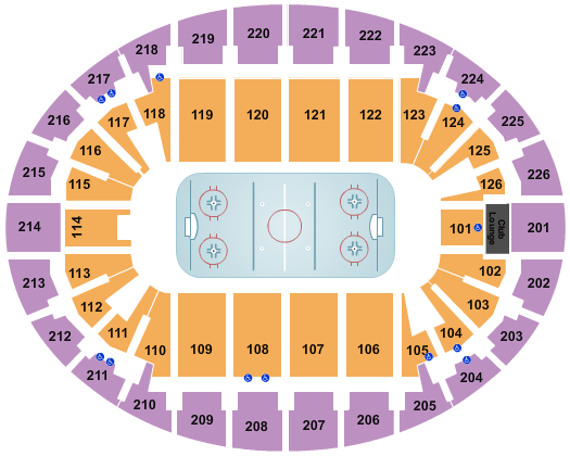 SNHU Arena Seating Chart: Monarchs Hockey