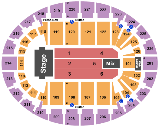 SNHU Arena Seating Chart: TSO