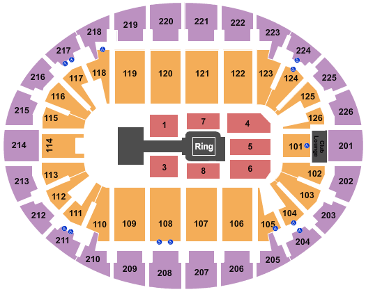 SNHU Arena Seating Chart: WWE