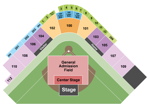 Seating Chart Srp Park