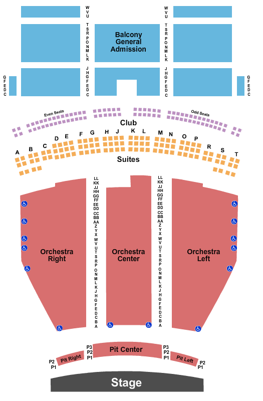 Saenger Theatre - New Orleans Map