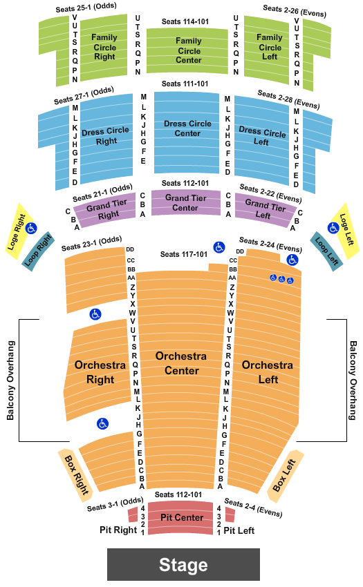 Saenger Theatre - FL Seating Chart: Endstage 2