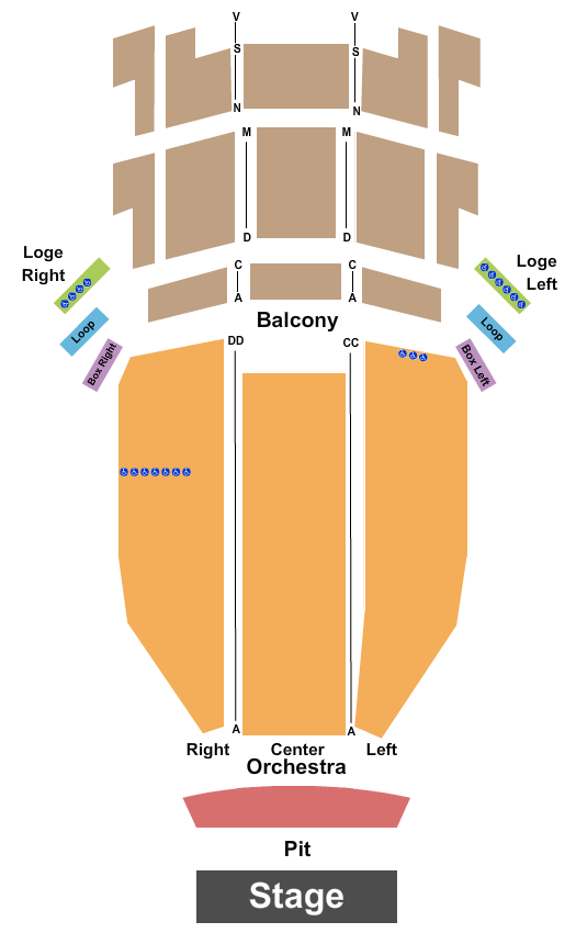 Saenger Theatre - FL Map