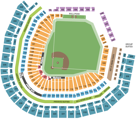 Safeco Field Suites Seating Chart