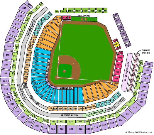 Safeco Field Seating Chart