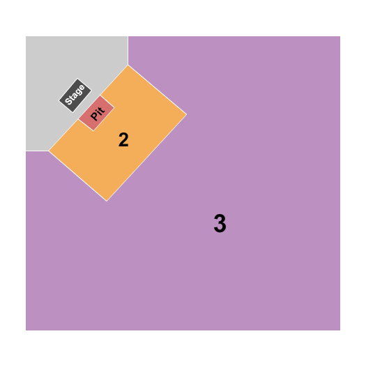 Saganing Eagles Landing Casino and Hotel Seating Chart: Endstage