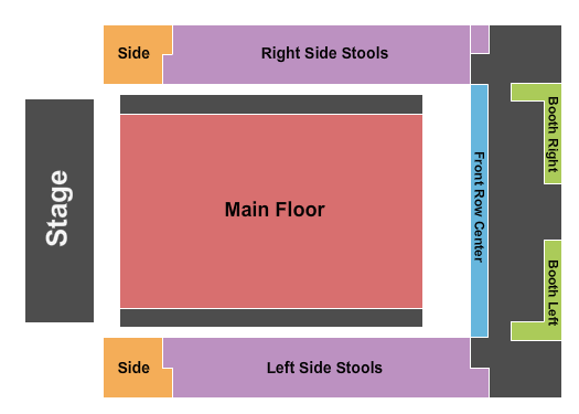 Saint Andrews Hall - Detroit Seating Chart: Endstage Stools