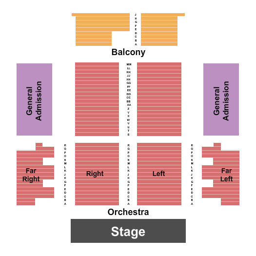 Saint Ignatius Church - SF Seating Chart: Endstage