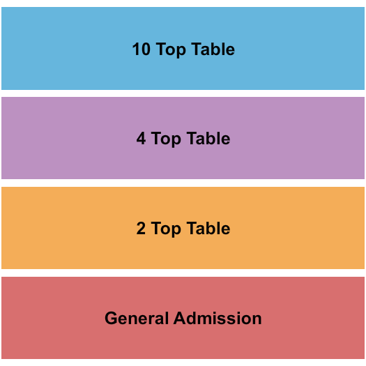 Saint Rocke Seating Chart: GA/Table