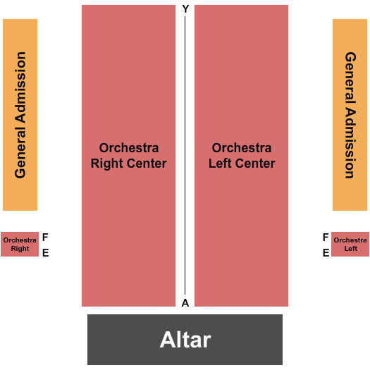 Saint Vincent Church Seating Chart: Endstage