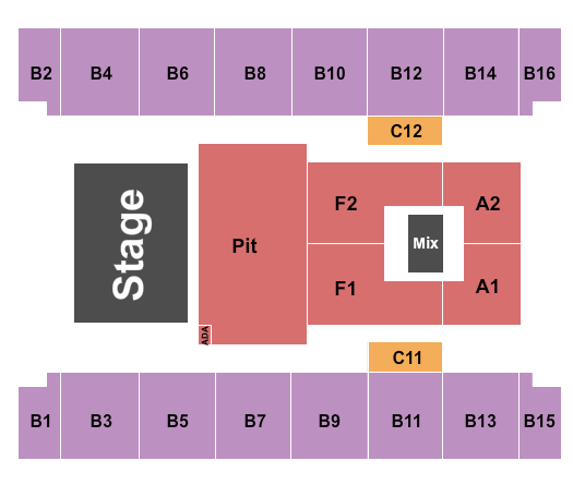 Salem Civic Center Seating Chart: Coheed and Cambria