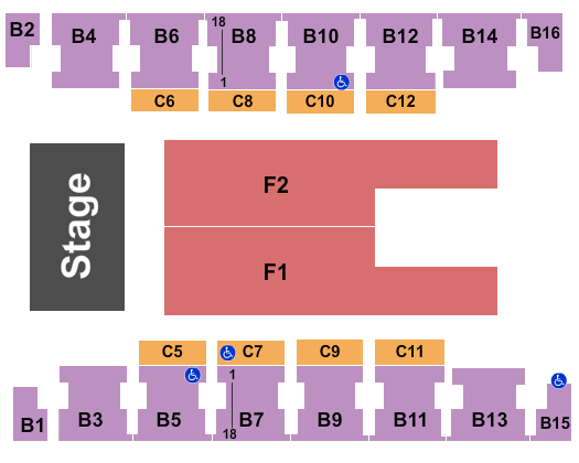 Salem Civic Center Seating Chart: Endstage 3