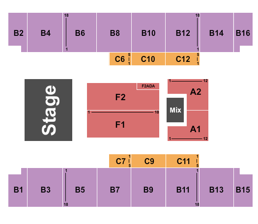 Salem Civic Center Seating Chart: Sesame Street Live